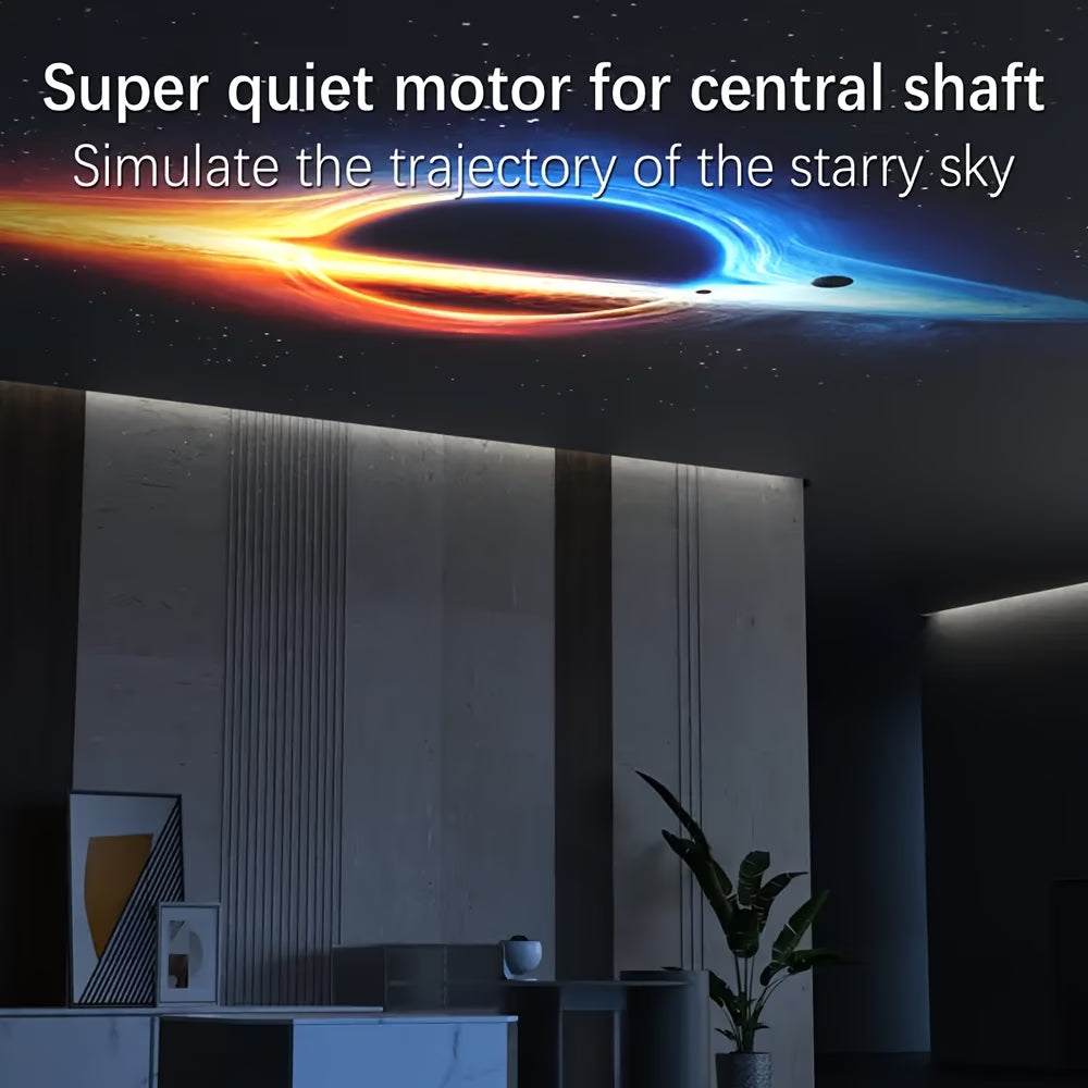 🌌✨ 2026 New Smart Galaxy 3D Projector Light Pro Globe with 13 HD Starlight Films, 15 White Noise Sounds, Wireless Connectivity & Remote Control – Perfect for Bedroom & Game Room Ambient Lighting 🎮💫